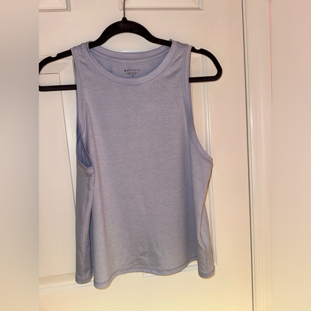 Light purple medium Athleta workout tank top